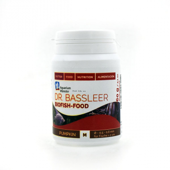 DR. BASSLEER BIOFISH FOOD PUMPKIN M 60 g - Unterstütztes Futter gegen Darmwürmer